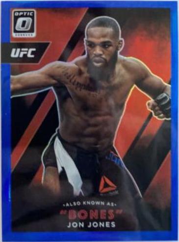 Jon Jones 2022 Panini Donruss Optic UFC Also Known As #18 Blue
