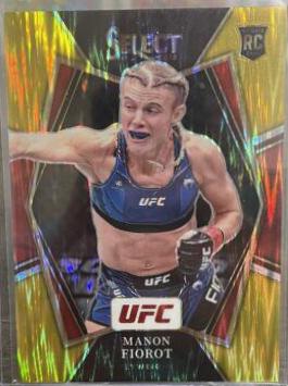 Manon Fiorot 2022 Panini Select UFC Premier Level #165 Gold Flash