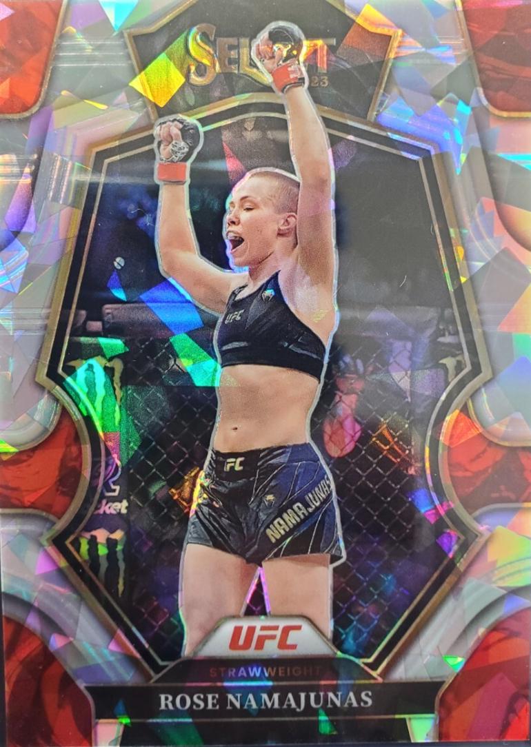 Rose Namajunas 2023 Panini Select UFC Premier Level #199 Cracked Ice