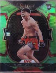 Maheshate Hayisaer 2023 Panini Select UFC Concourse #49 Neon Green