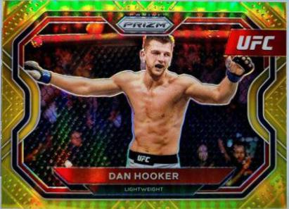 Dan Hooker 2021 Panini Prizm UFC Base #156 Gold