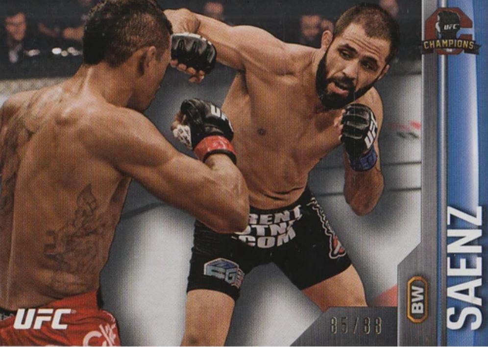 Frankie Saenz 2015 Topps UFC Champions Base #198 Blue