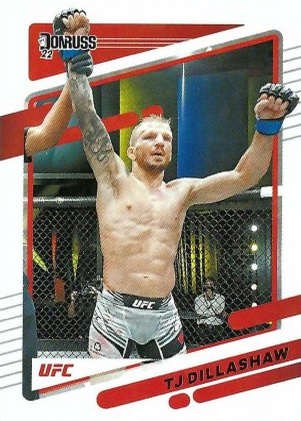 TJ Dillashaw 2022 Panini Donruss UFC Base #98 Pink