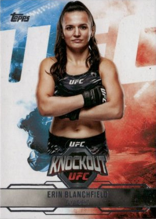 Erin Blanchfield 2025 Topps Knockout UFC Base #23 Platinum