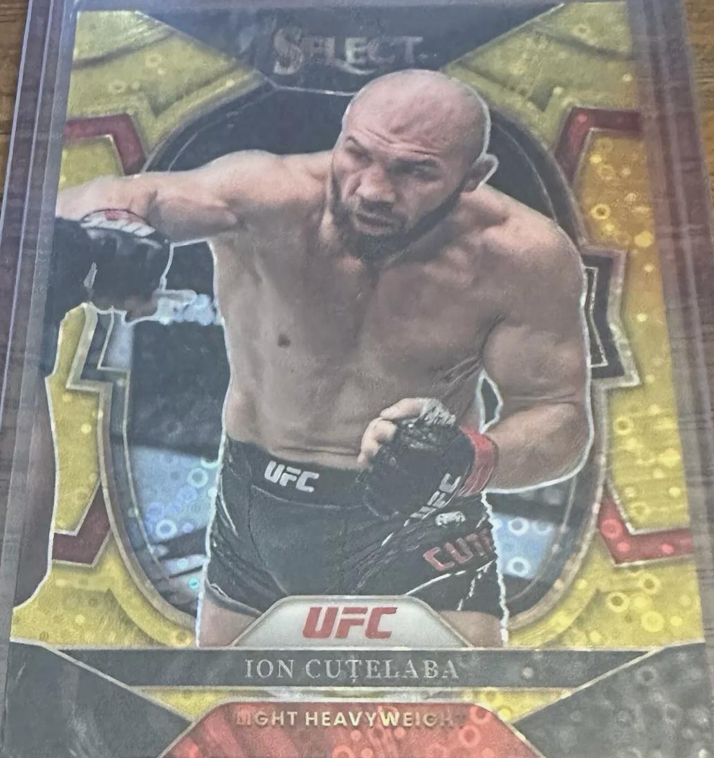 Ion Cuțelaba 2023 Panini Select UFC Concourse #74 Gold Disco