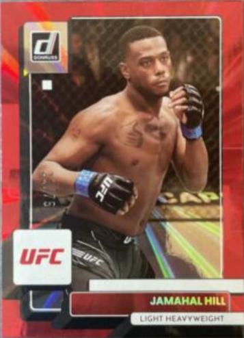 Jamahal Hill 2023 Panini Donruss UFC Base #152 Red Laser