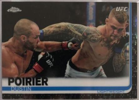 Dustin Poirier 2019 Topps Chrome UFC Base #58 Black