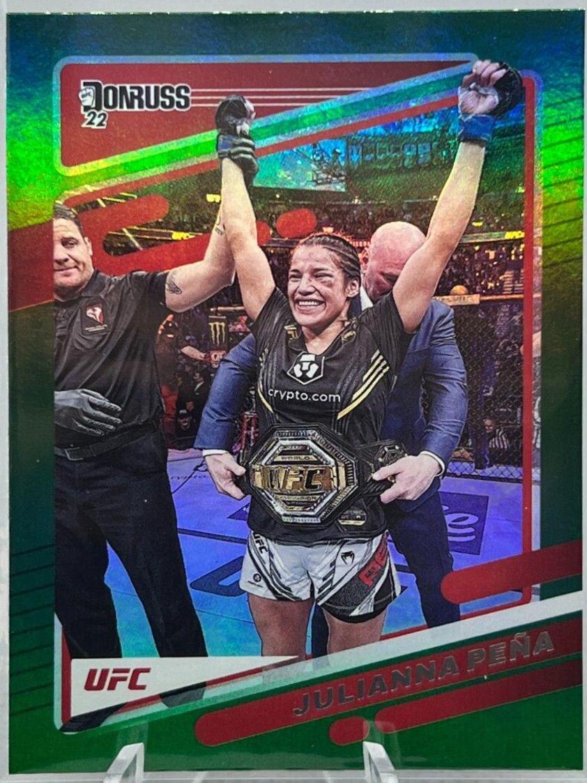 Julianna Peña 2022 Panini Donruss UFC Base #52 Green