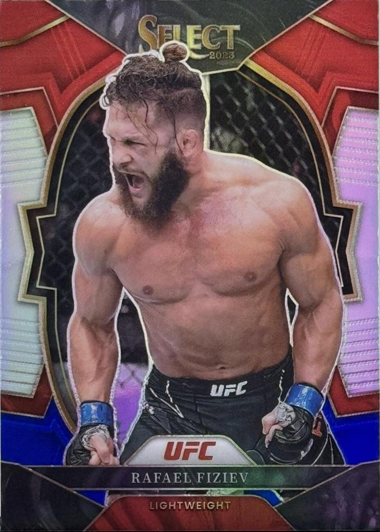 Rafael Fiziev 2023 Panini Select UFC Concourse #71 Red Blue Prizm