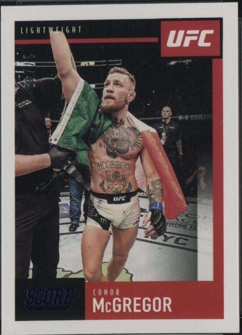 Conor McGregor 2021 Panini Chronicles UFC Base Score #96 Purple