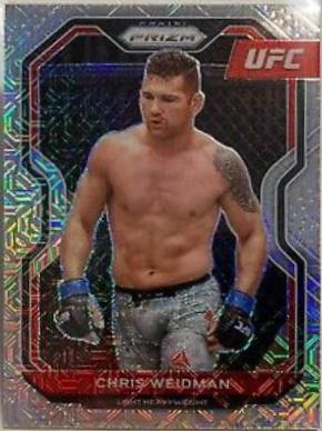 Chris Weidman 2021 Panini Prizm UFC Base #88 Mojo