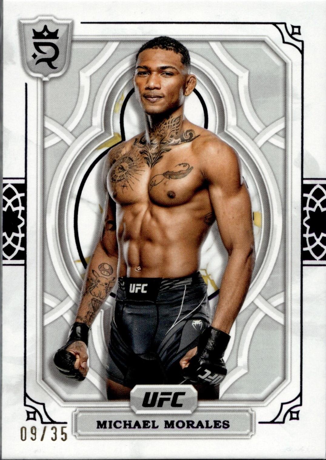 Michael Morales 2024 Topps Royalty UFC Base #98 Purple