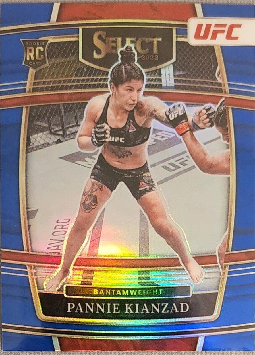Pannie Kianzad 2022 Panini Select UFC Concourse #71 Blue Prizm