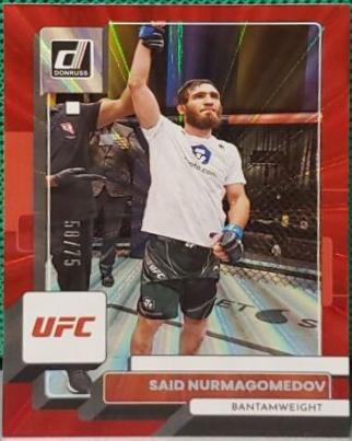 Said Nurmagomedov 2023 Panini Donruss UFC Base #29 Red Laser