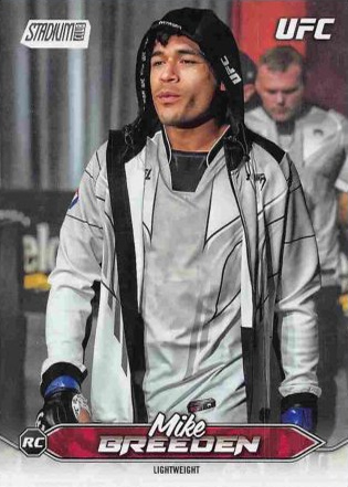 Mike Breeden 2025 Topps Stadium Club UFC Base #12 Rainbow