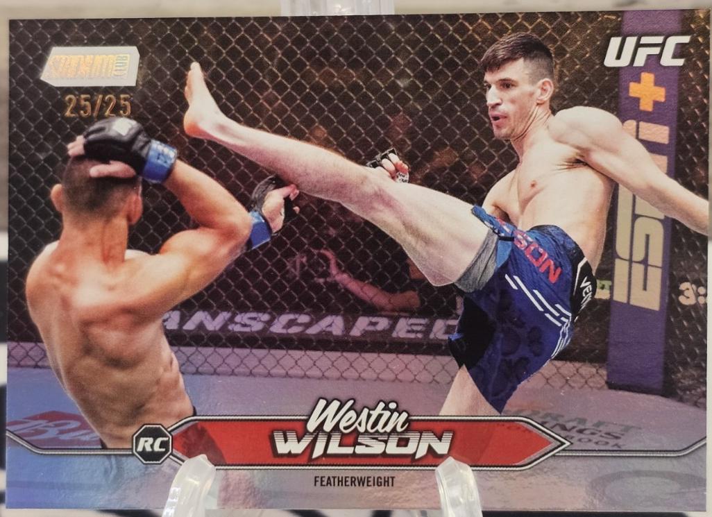Westin Wilson 2025 Topps Stadium Club UFC Base #52 Rainbow