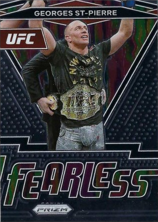Georges St-Pierre 2022 Panini Prizm UFC Fearless #24 Black
