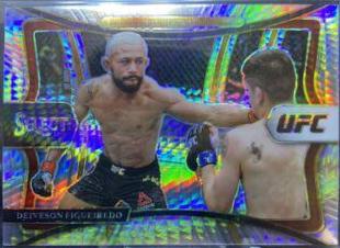 Deiveson Figueiredo 2021 Panini Select UFC Octagonside #294 Red