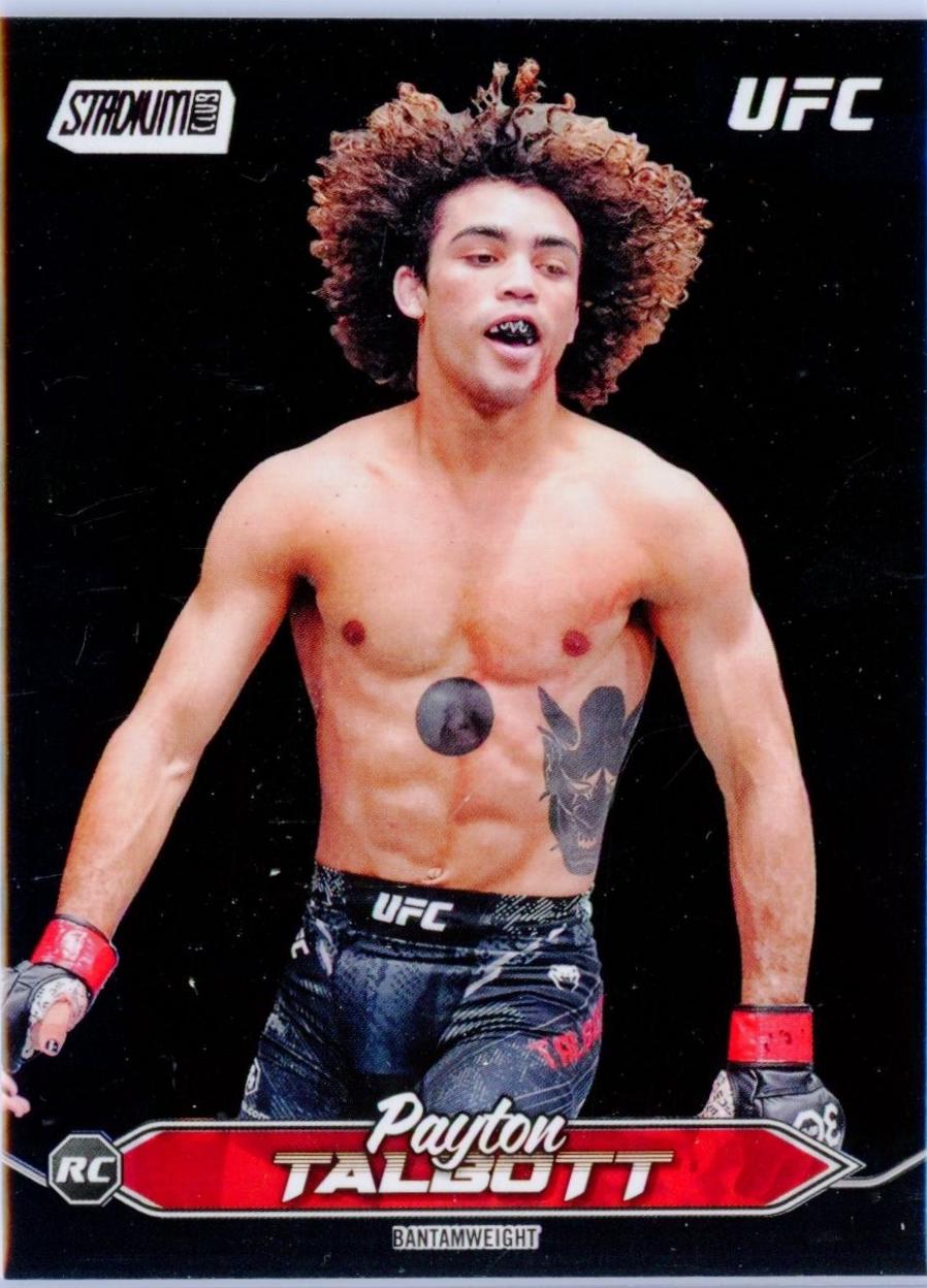Payton Talbott 2025 Topps Stadium Club UFC Base #26 Black