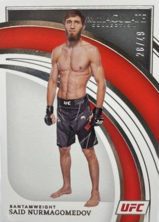 Said Nurmagomedov 2022 Panini Immaculate UFC Base #61 Platinum