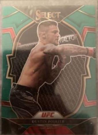 Dustin Poirier 2023 Panini Select UFC Mezzanine #371 Green