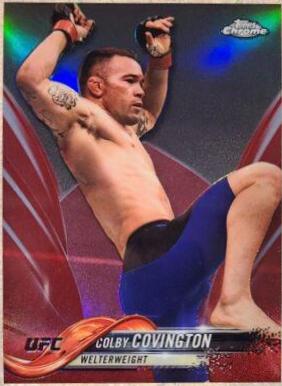 Colby Covington 2018 Topps Chrome UFC Base #40 Black