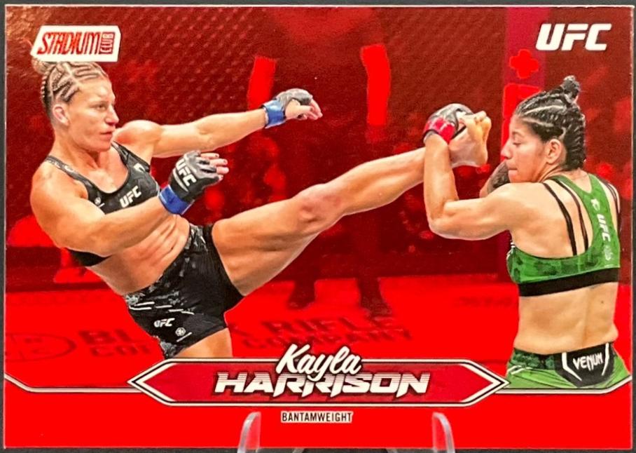 Kayla Harrison 2025 Topps Stadium Club UFC Base #125 Red