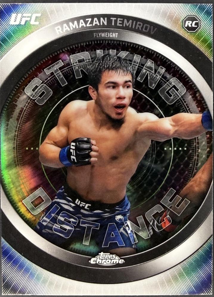 Ramazan Temirov 2026 Topps Chrome UFC Striking Distance #SD-16 Refractor