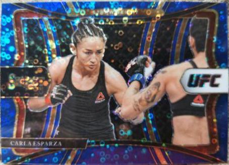 Carla Esparza 2021 Panini Select UFC Premier Level #171 Blue Disco
