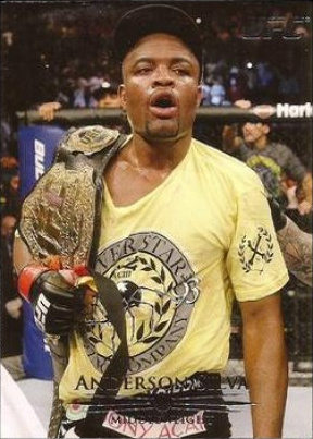 Anderson Silva 2011 Topps UFC Title Shot Base #10 Diamond