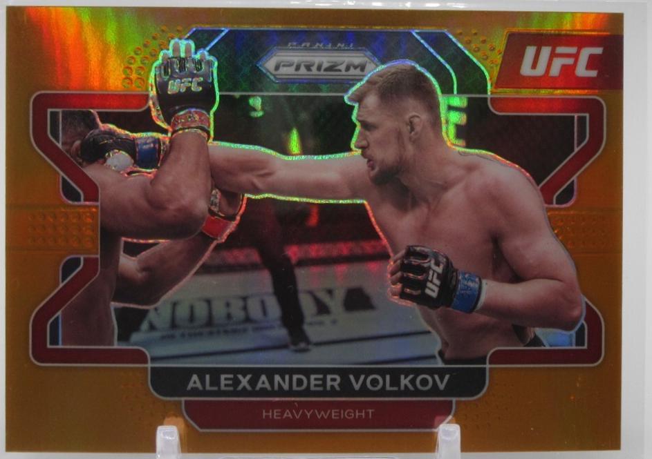 Alexander Volkov 2022 Panini Prizm UFC Base #45 Orange