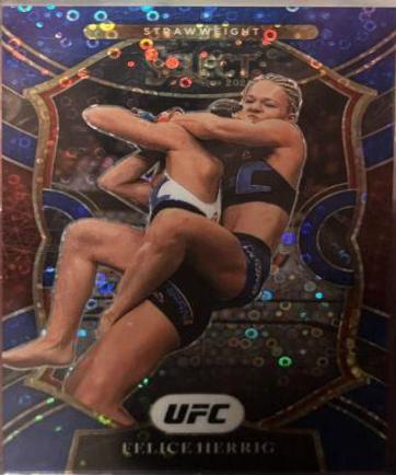 Felice Herrig 2021 Panini Select UFC Concourse #82 Blue Disco
