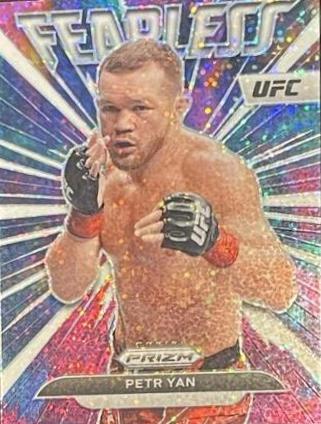 Petr Yan 2023 Panini Prizm UFC Fearless #11 White Sparkle