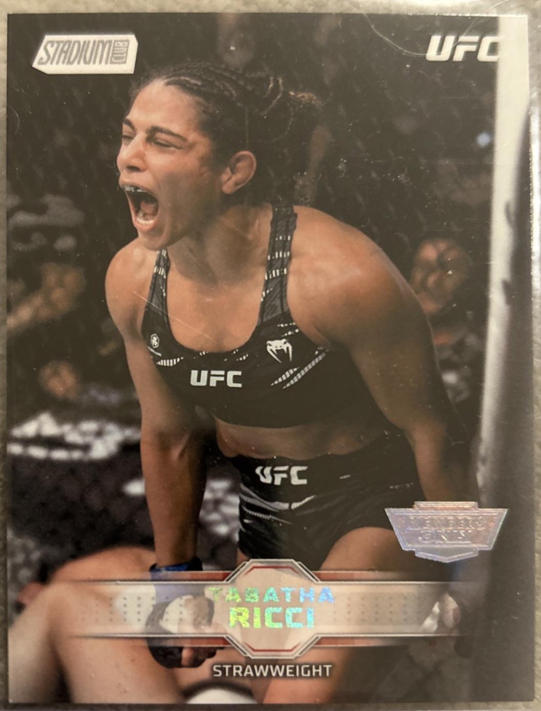 Tabatha Ricci 2026 Topps Stadium Club UFC Base #132 Members Only
