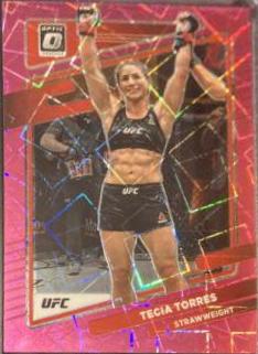 Tecia Pennington 2022 Panini Donruss Optic UFC Base #73 Pink Velocity