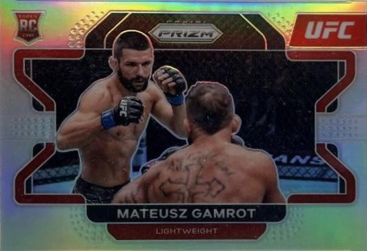 Mateusz Gamrot 2022 Panini Prizm UFC Base #66 Silver