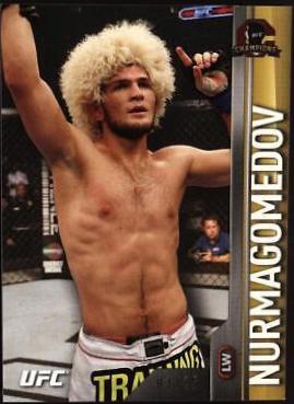 Khabib Nurmagomedov 2015 Topps UFC Champions Base #104 Gold