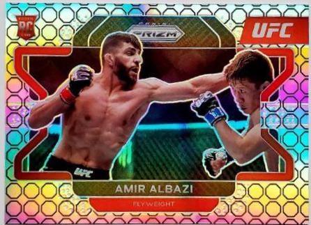Amir Albazi 2022 Panini Prizm UFC Base #75 Octagon
