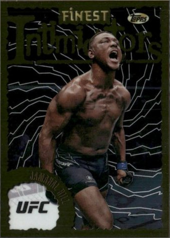 Jamahal Hill 2024 Topps Finest UFC Intimidators #INT-29 Superfractor