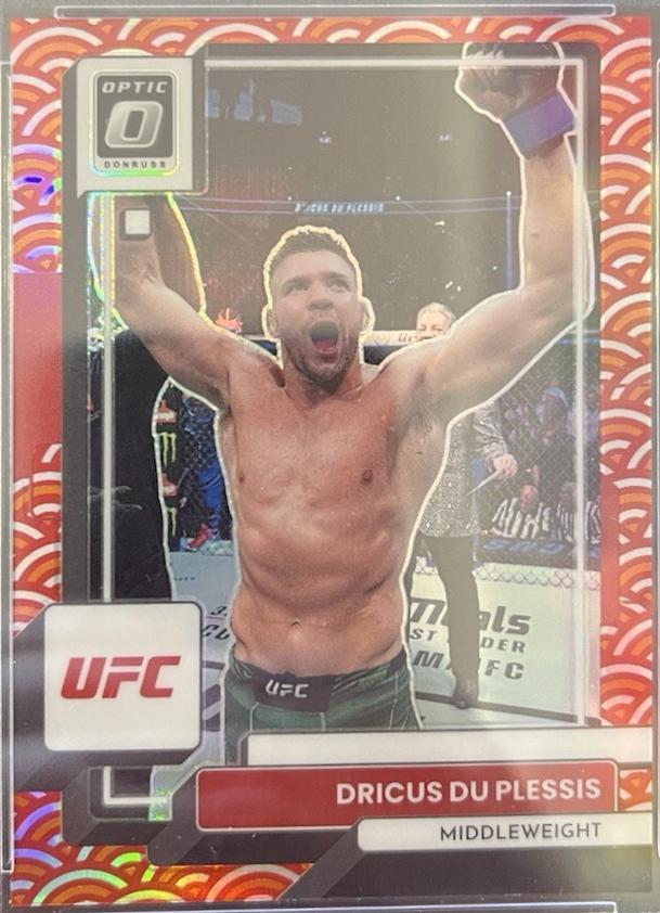 Dricus Du Plessis 2023 Panini Donruss Optic UFC Base #15 Photon