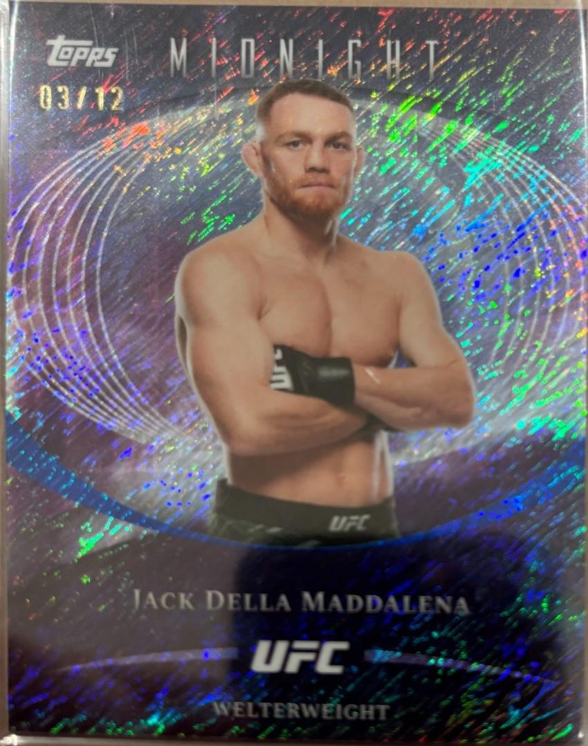 Jack Della Maddalena 2026 Topps Midnight UFC Base #75 Moonrise