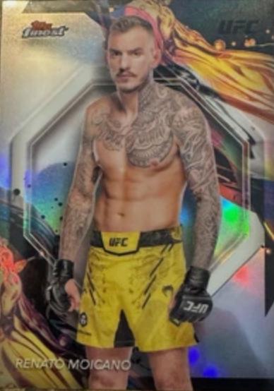 Renato Moicano 2024 Topps Finest UFC Base Uncommon #117 Refractor