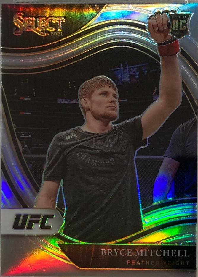 Bryce Mitchell 2021 Panini Select UFC Octagonside #277 Silver