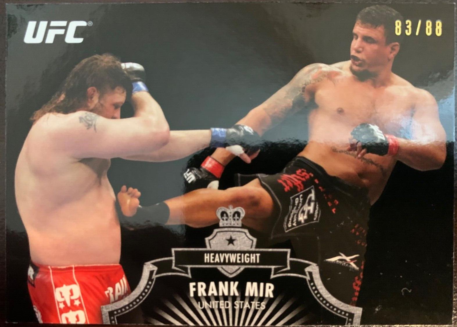 Frank Mir 2012 Topps UFC Bloodlines Base #65 Black