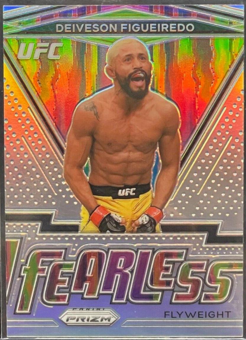Deiveson Figueiredo 2021 Panini Prizm UFC Fearless #19 Silver