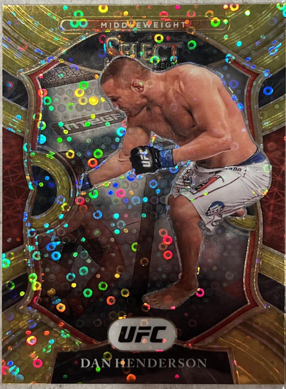 Dan Henderson 2021 Panini Select UFC Concourse #80 Gold Disco