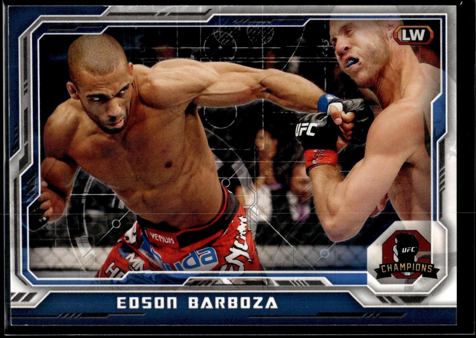 Edson Barboza 2014 Topps UFC Champions Base #66 Blue