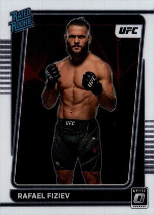 Rafael Fiziev 2022 Panini Donruss Optic UFC Base #116 Gold Vinyl