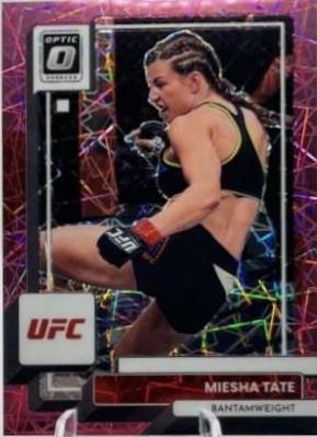 Miesha Tate 2023 Panini Donruss Optic UFC Base #36 Pink Velocity