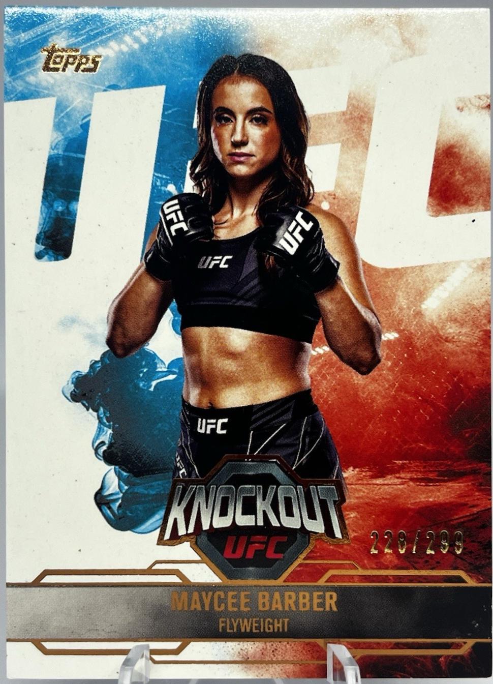 Maycee Barber 2025 Topps Knockout UFC Base #78 Bronze